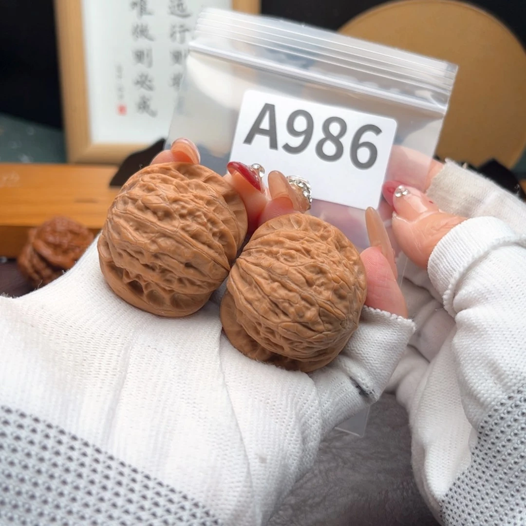 文玩核桃把件40铁锤a 986