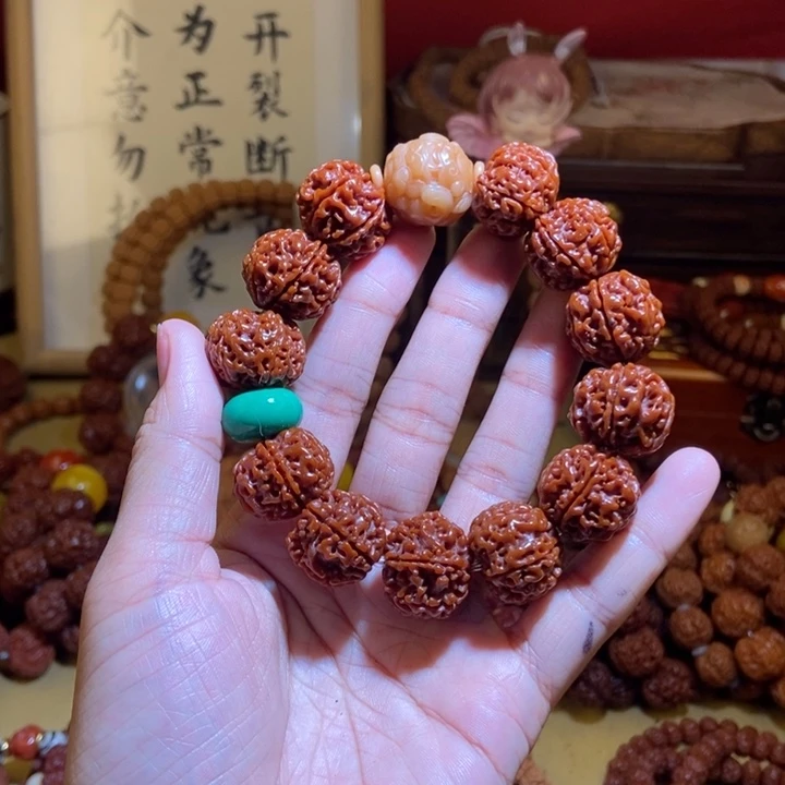 吊坠金刚菩提206玉化貔貅绿扣