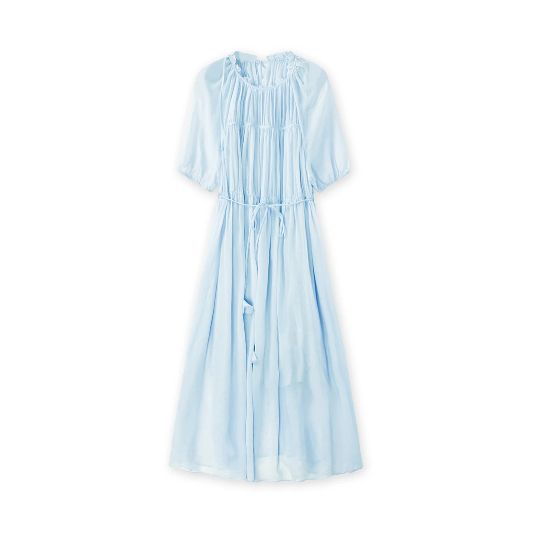 桑蚕丝连衣裙JYSM-JYL6374