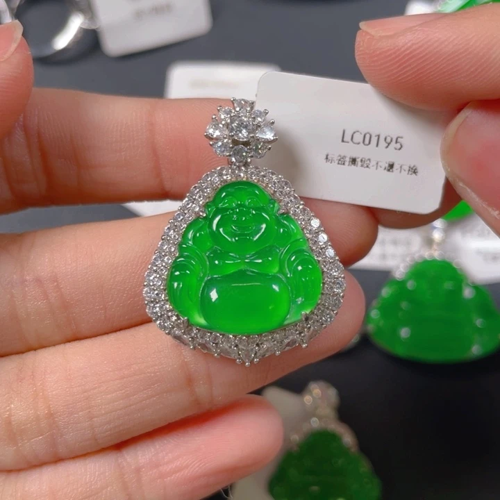 【闪购商品】颈饰银S925镶嵌翡翠淼*翡翠