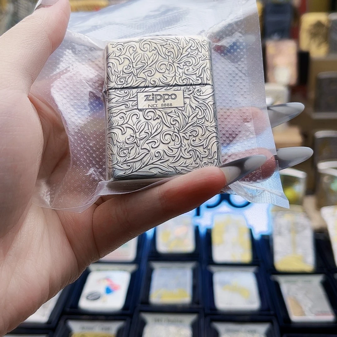 湖***黎铜钢纯银五面唐草全套
