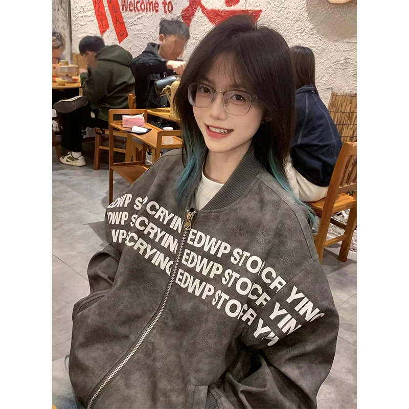 美式复古夹克男款春秋季cleanfit潮牌情侣棒球服高街vibe痞帅外套