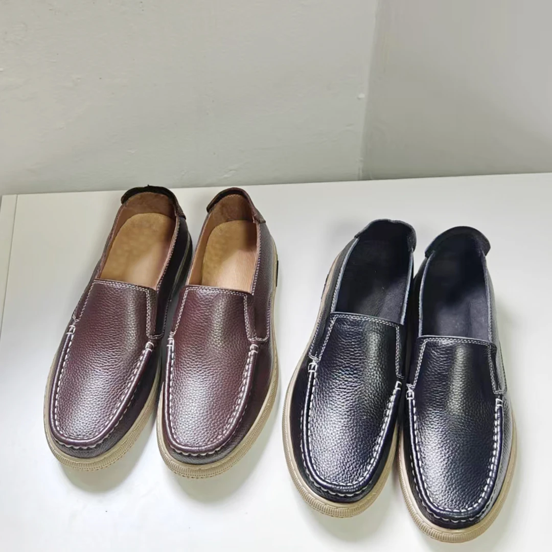 皮鞋网红一脚蹬男鞋休闲开车男鞋鞋子鞋款休闲干净感痞帅男鞋