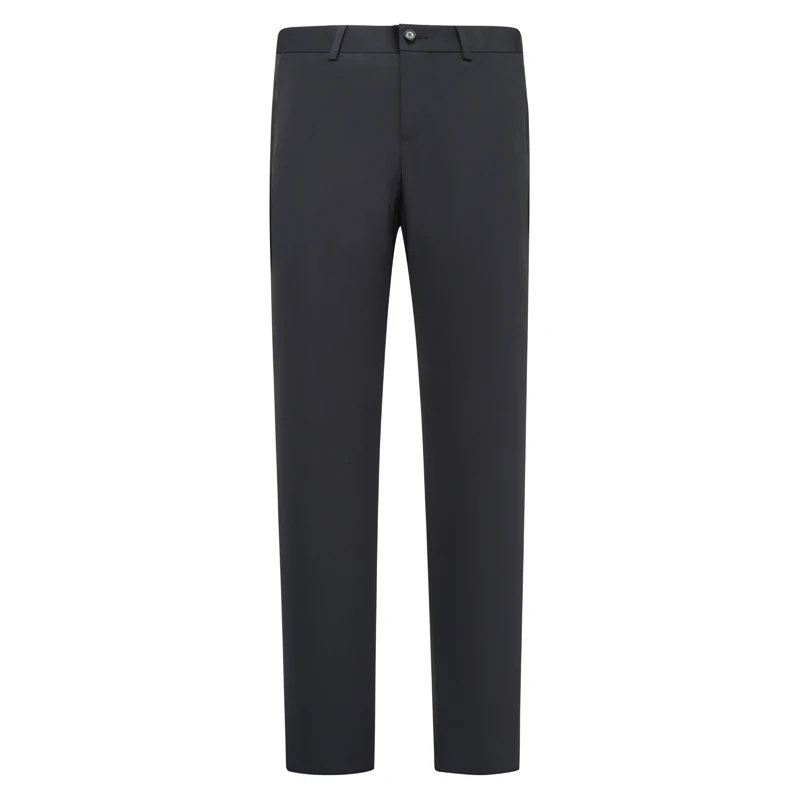 SF620圣【意大利面料Milior】男式休闲裤中腰修身商务休闲长裤弹力