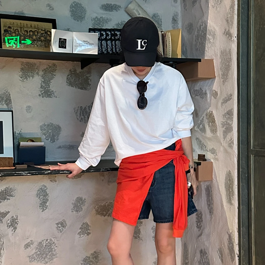 Without Memory 【云朵呼吸】纯棉刺绣logo圆领T恤SS7938