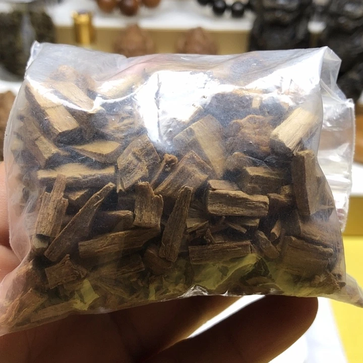檀香木手串/手链老山檀香50黑肉碎粒