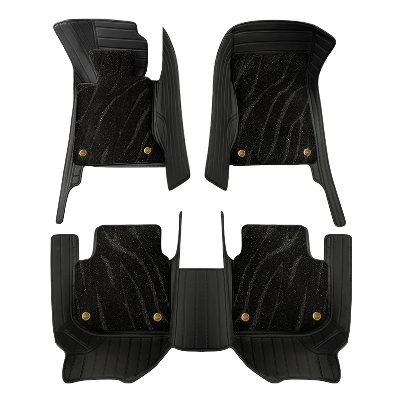 【拍下订单备注车型年份】耐磨专车定制汽车游艇皮脚垫