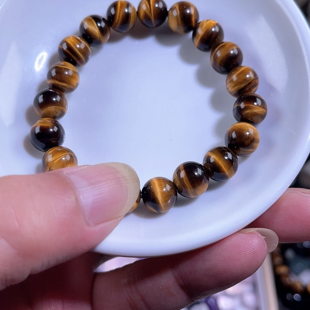 未镶嵌手链水晶天然虎眼石手链
