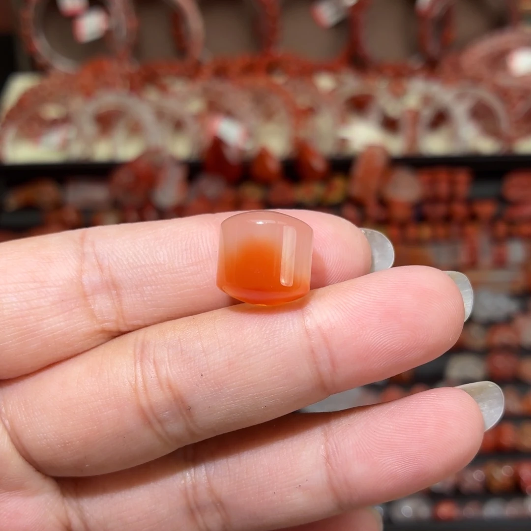 南红玛瑙未镶嵌颈饰13咪节节高