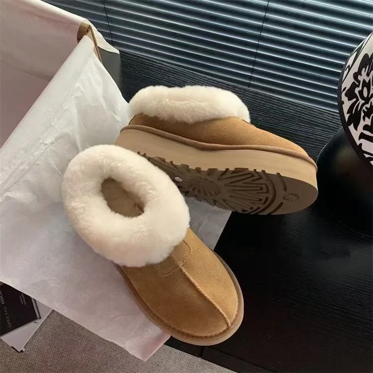 【羊皮毛一体】厚底塔斯特加厚保暖百搭时尚经典皮毛一体雪地靴