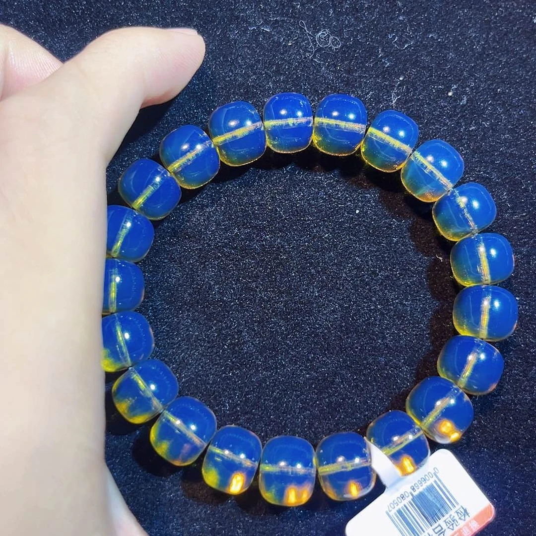 蓝珀未镶嵌珠宝奇石11mm