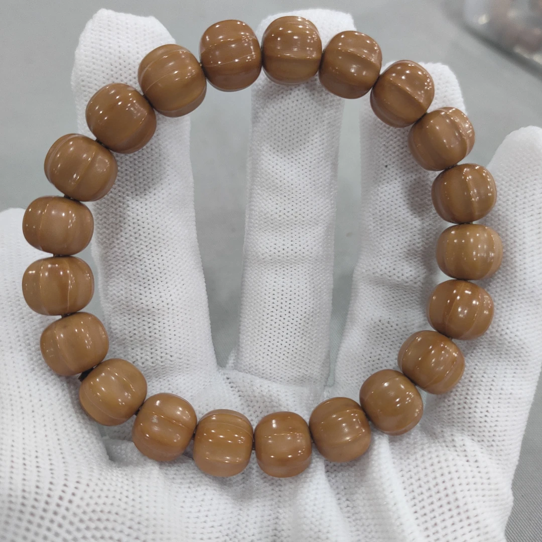 B536  鲨鱼背猴头单圈手串(多样性发其一)