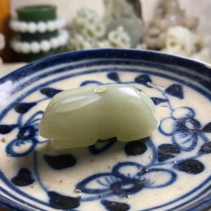 瓷片工艺品瓷盘内挂坠