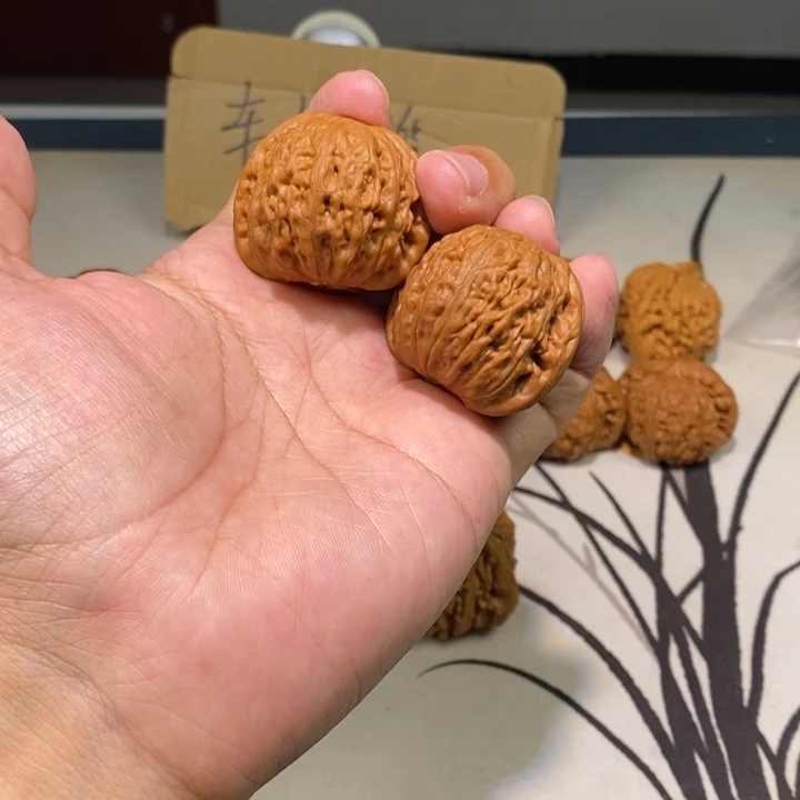 哈***店文玩核桃把件铁锤026