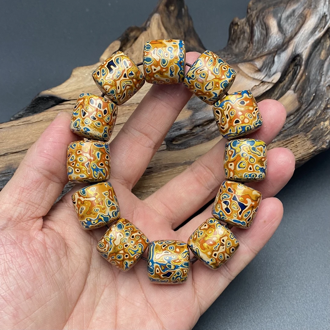 1.8cm老型大漆珠子 漆器 大漆珠手串 非遗文化