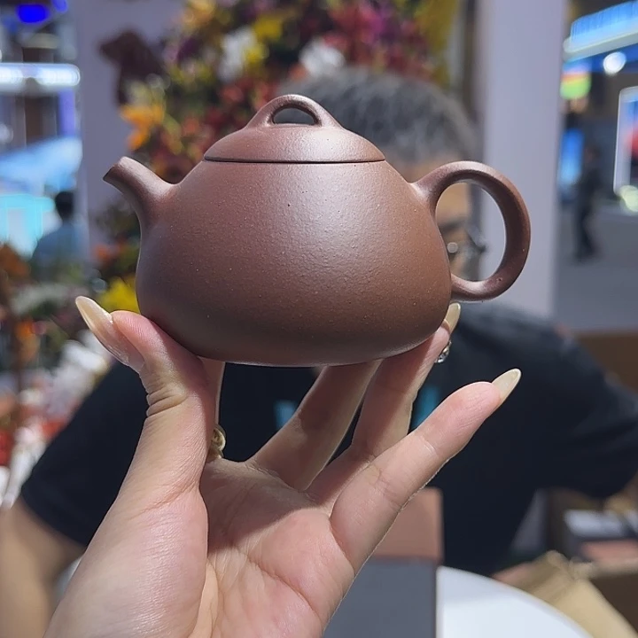 茶杯紫砂紫泥 小冬心 170Cc