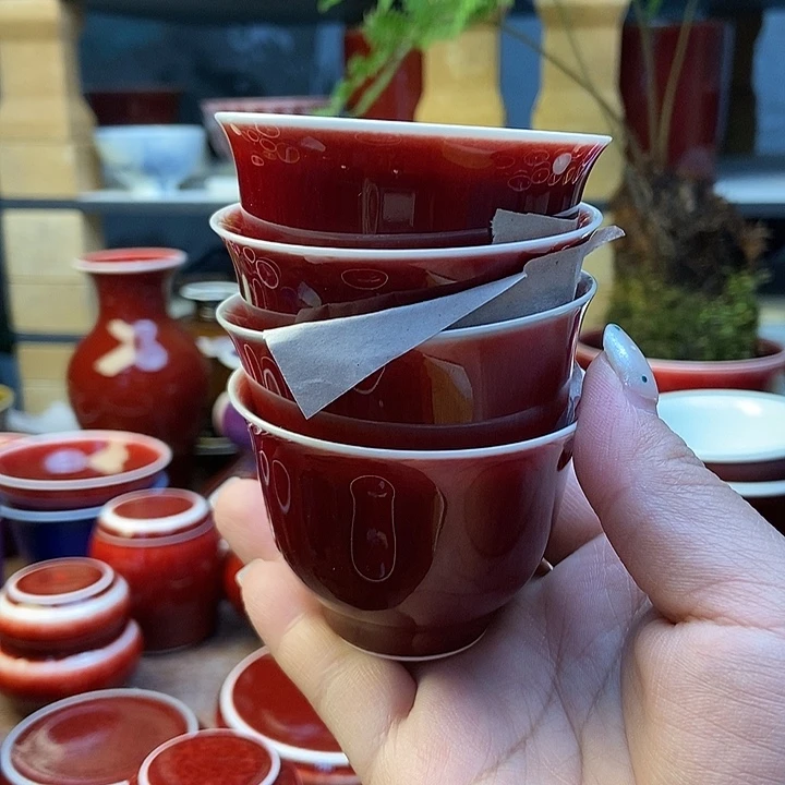 陶瓷龘*龍景德镇名陶坊原矿郎红