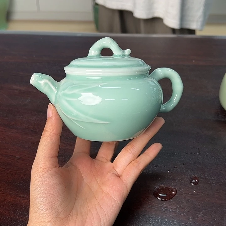 龙泉云间青瓷小米茶器