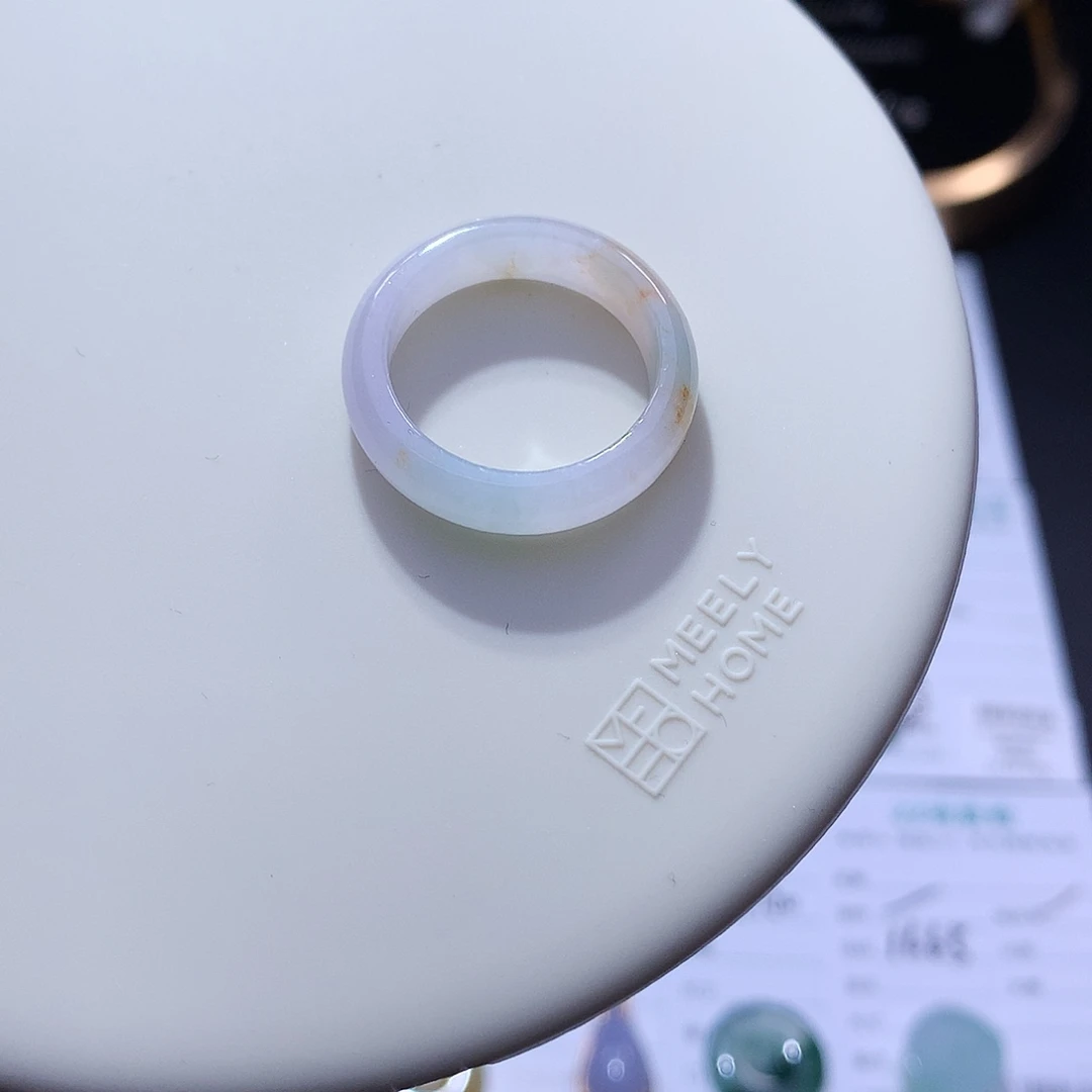 翡翠未镶嵌挂件天然缅甸翡翠Ａ货戒圈21号圈口