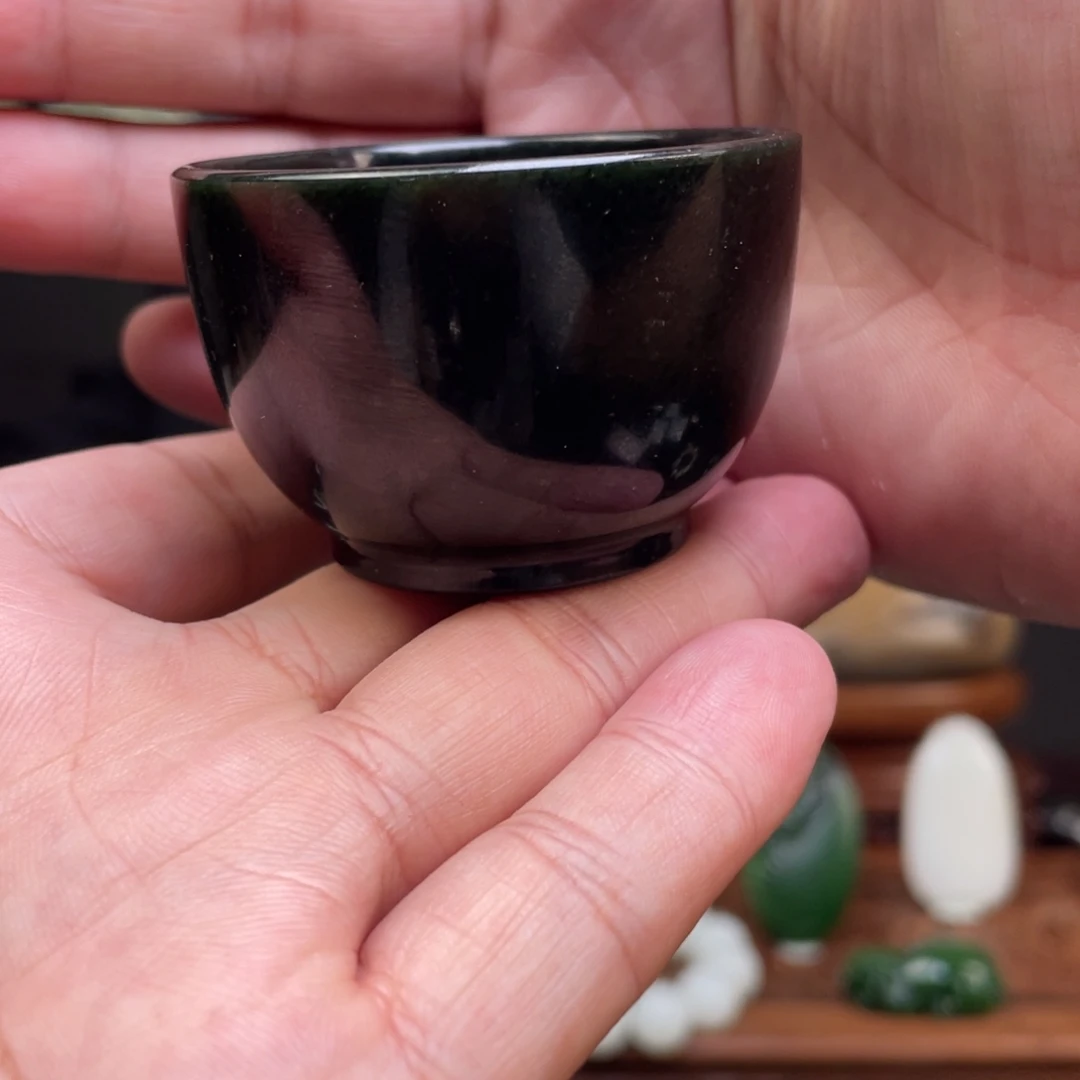 未镶嵌和田玉挂件和田玉茶杯未镶嵌