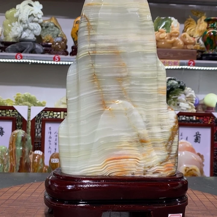 石材牧*家居摆件 奇石摆件