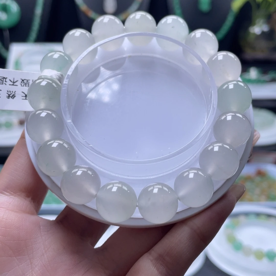 石英质玉（非洲翠）未镶嵌手串