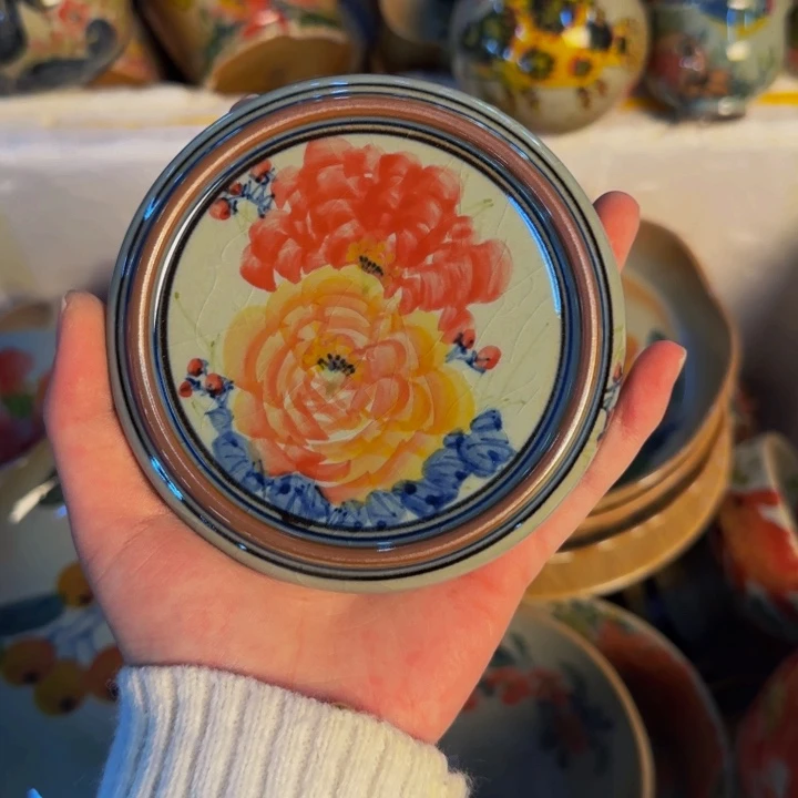 瓷片景德镇陶瓷手工手绘