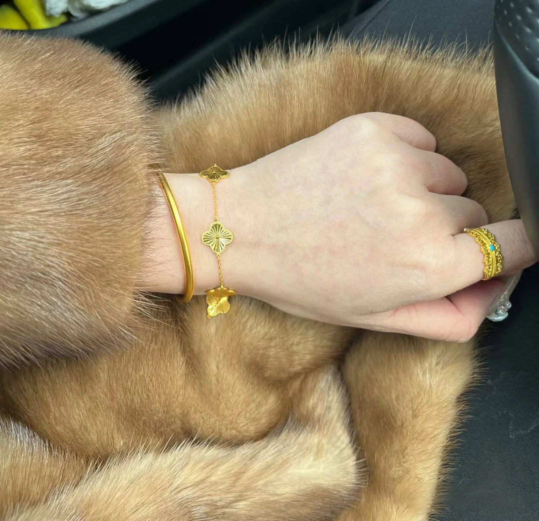 铜合金素圈 DIY 时尚经典手链首饰配件