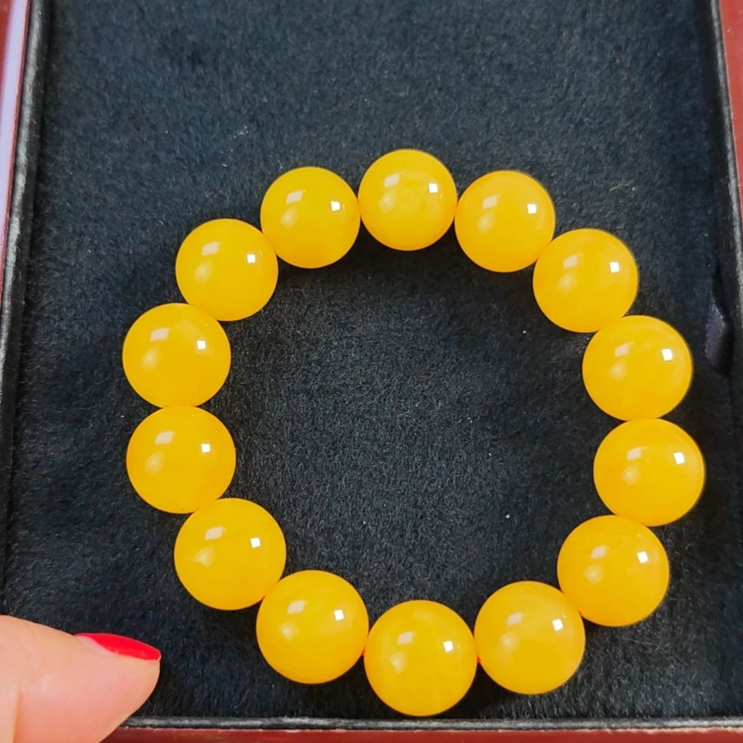 手串蜜蜡未镶嵌同料手串16十