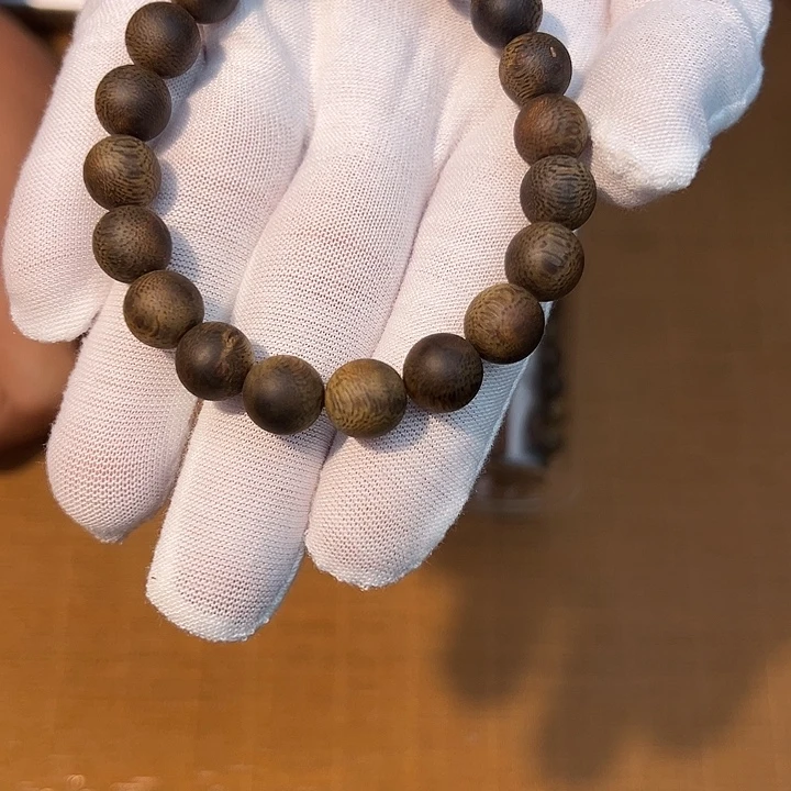 沉香手串10mm单圈白棋沉水10克➕一物一发