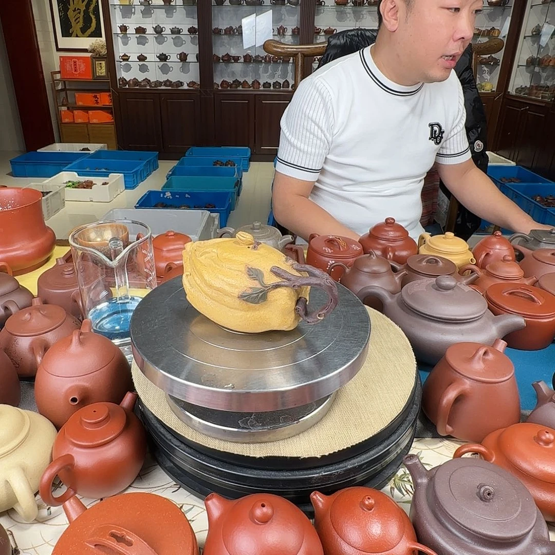 茶壶紫砂佛手段泥