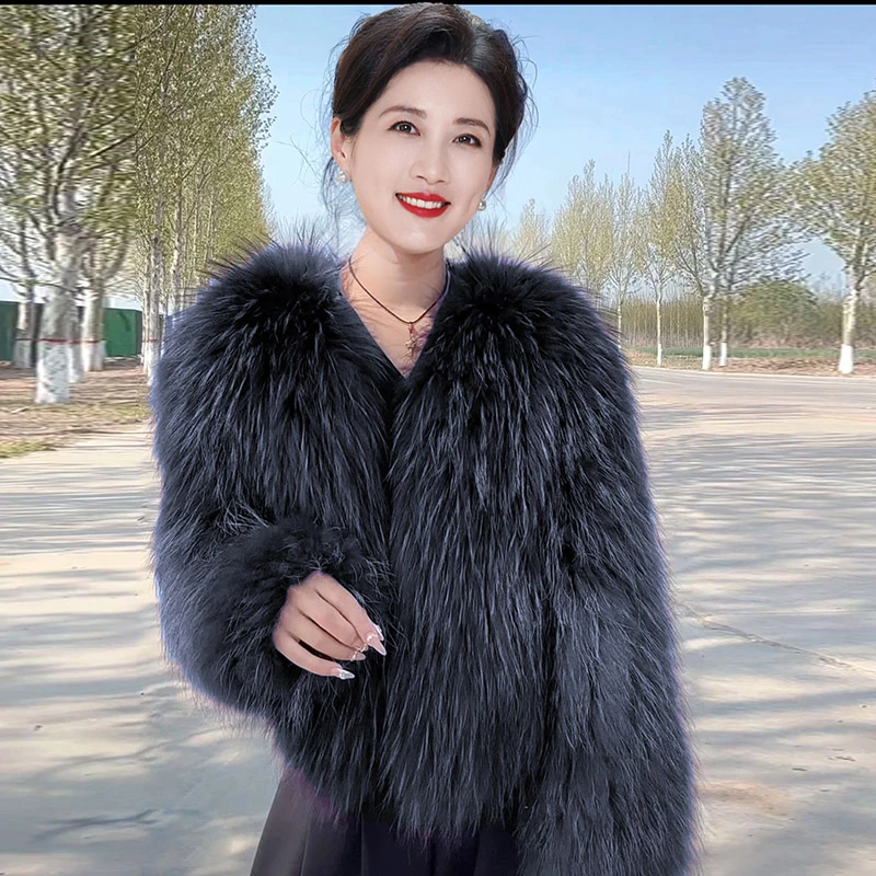 008高级感毛毛外套秋冬档次大气保暖重要场合婚宴妈妈短外套大衣