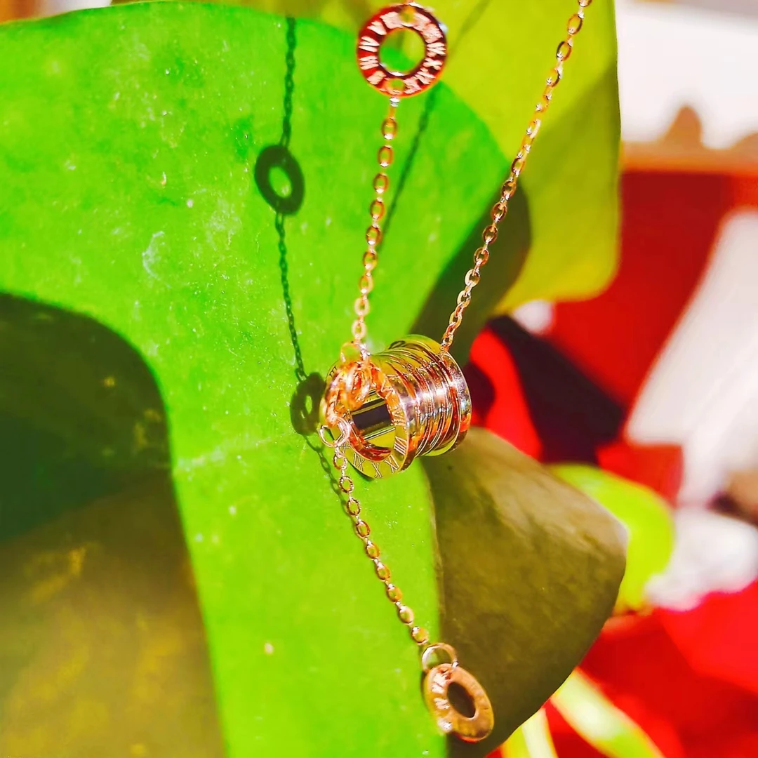 18K金路路通套链  时尚百搭气质款