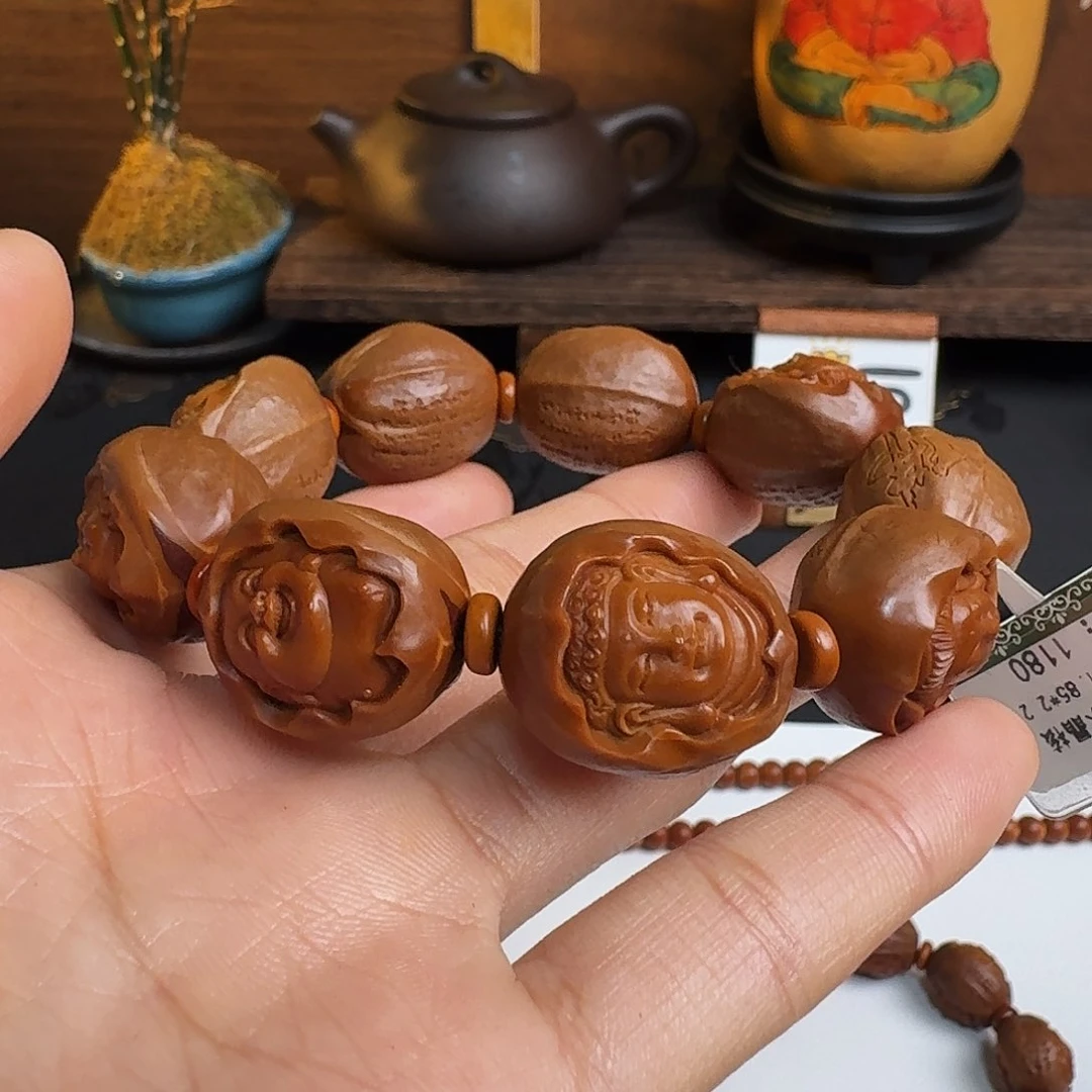 橄榄核手串/手链心经万佛