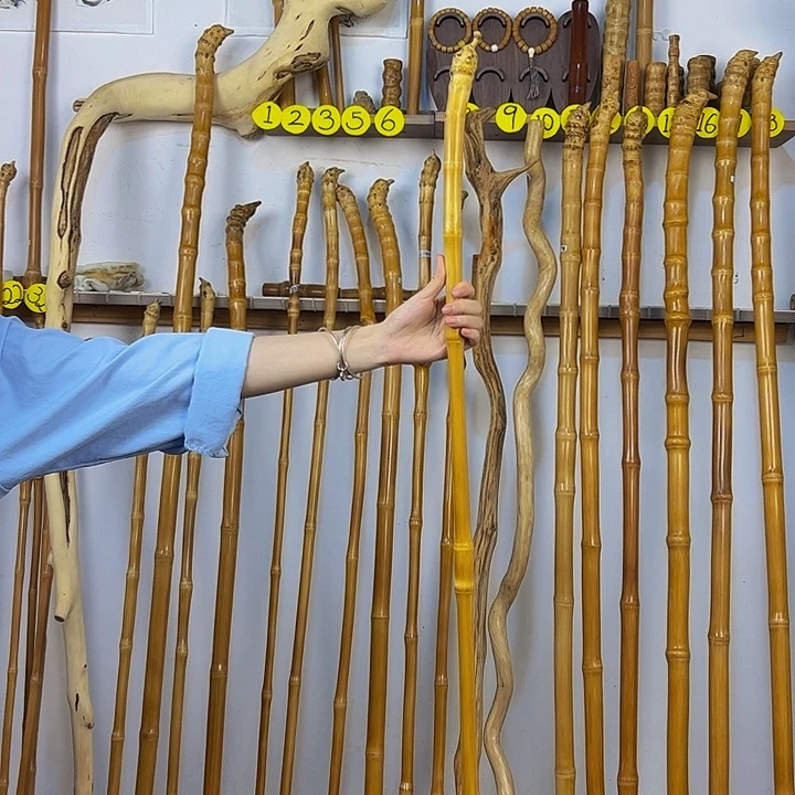 十**-2881玉竹杖登山杖手持拐棍