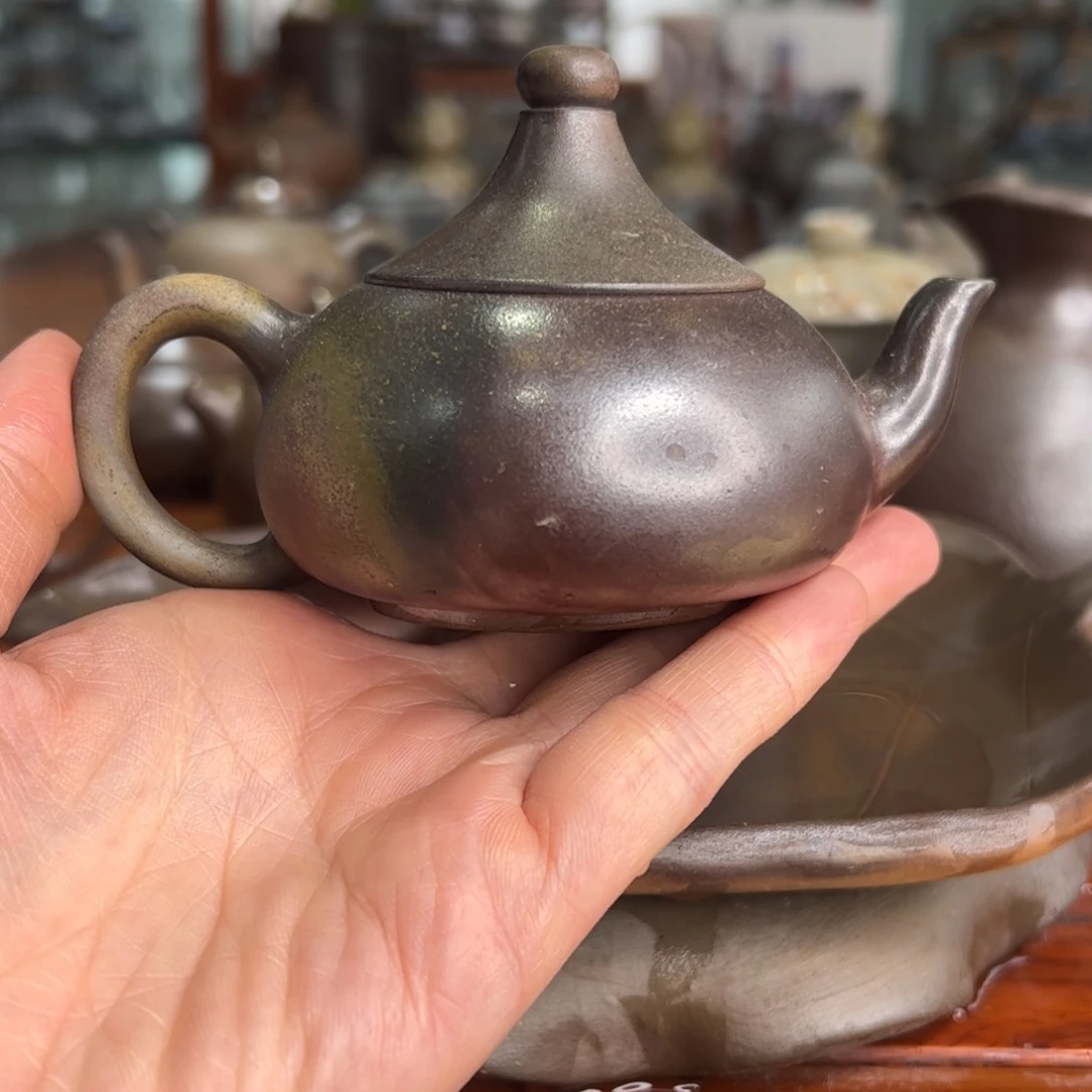 贵台龙窑柴烧茶壶A69暴*熊