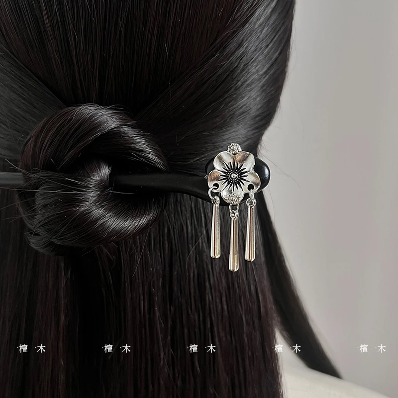 花瑶丨新中式古风花朵流苏发簪女高端日常通勤中式簪子女旗袍配饰