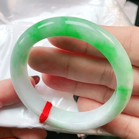 未镶嵌手镯翡翠正圈2591