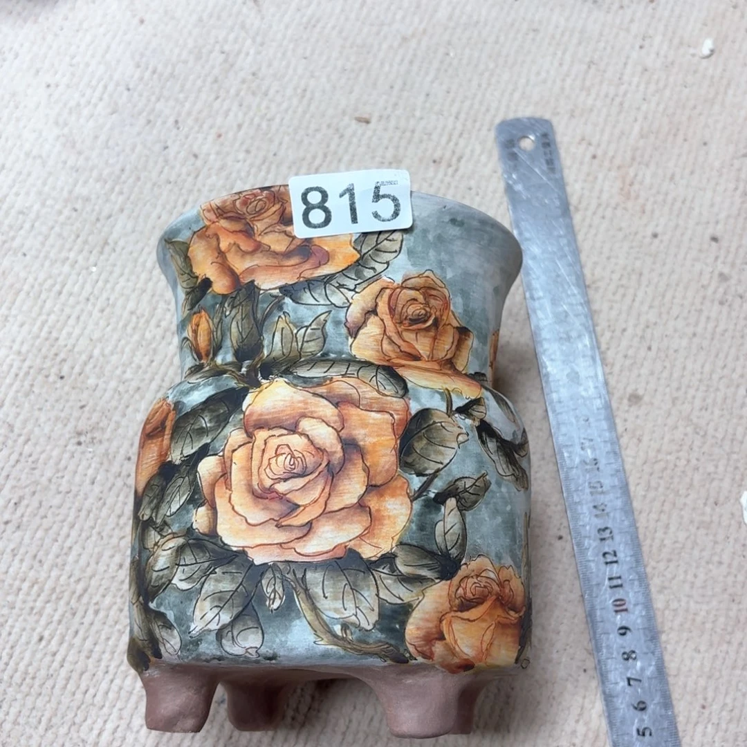 B***o紫砂花盆陶瓷多肉花盆精品