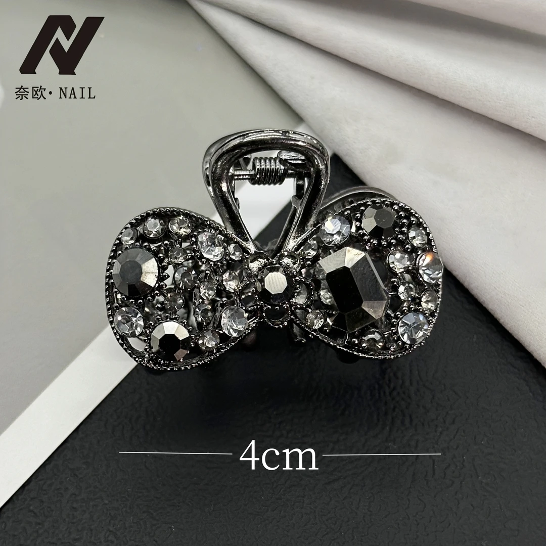 【NAIL·奈欧】设计师系列6174小抓夹蝴蝶结半抓发轻奢