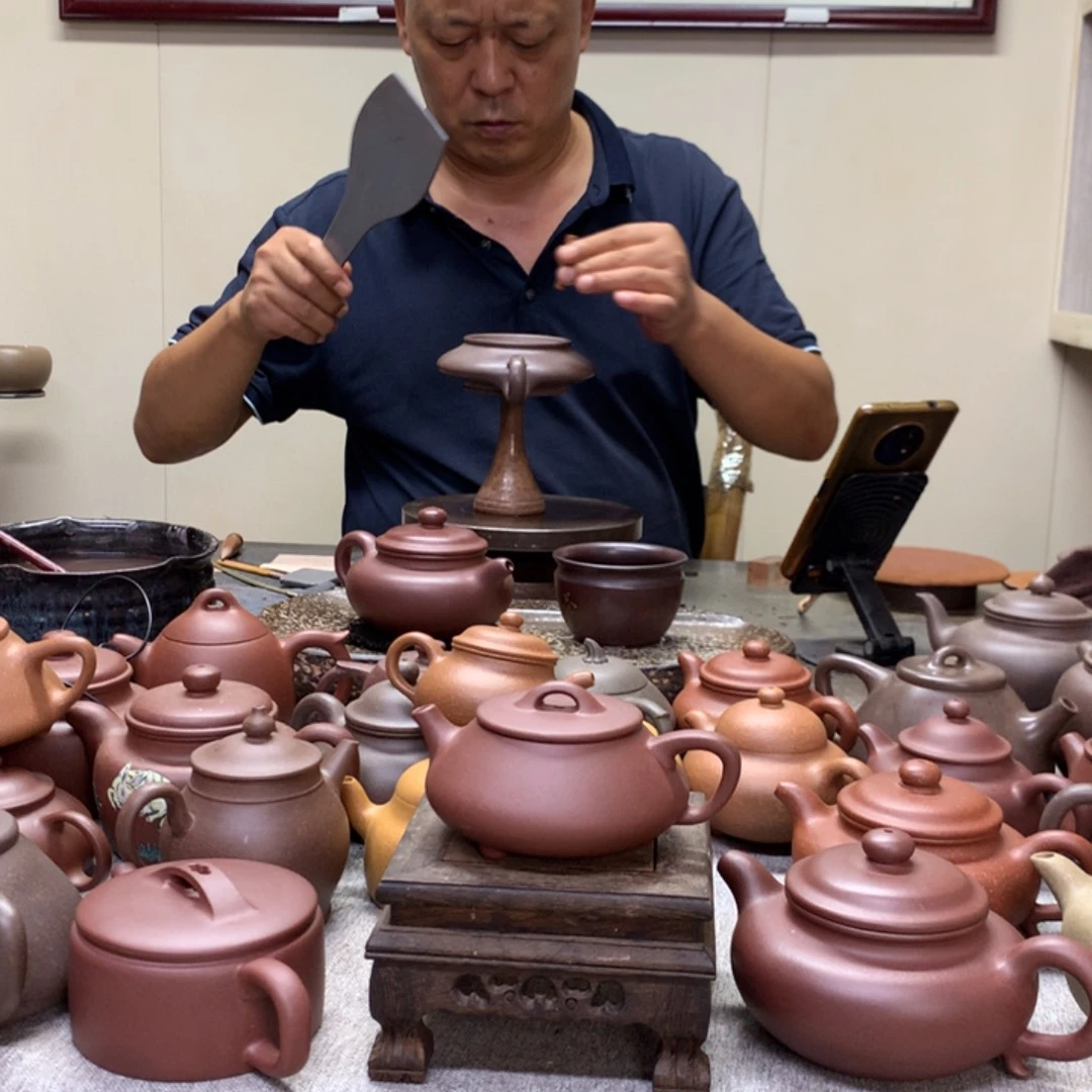 茶壶紫泥哲瓢150 C半手工制作