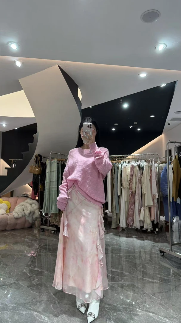 Gxy小妖精2025（美丽诺）羊毛修身打底针织衫