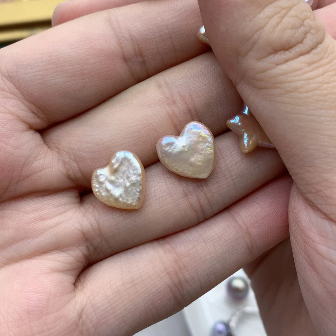 淡水珍珠耳饰银S925镶嵌