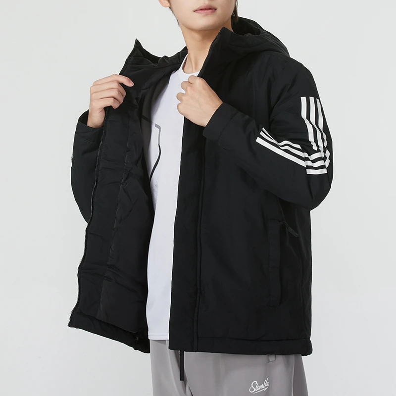 Adidas阿迪达斯棉衣男休闲连帽运动服夹克GORE-TEX防风外套IX8884
