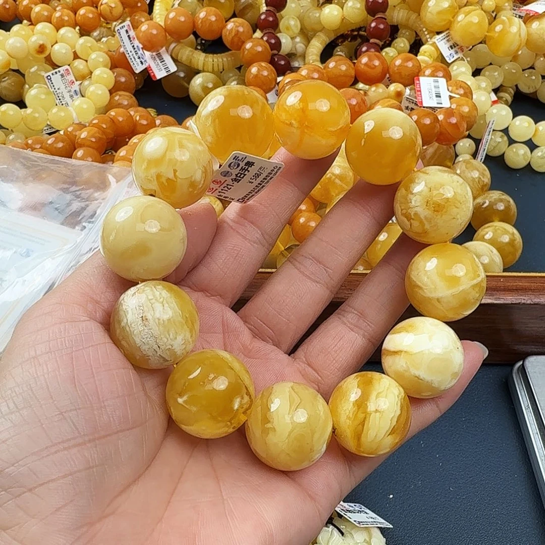 琥珀未镶嵌珠宝奇石