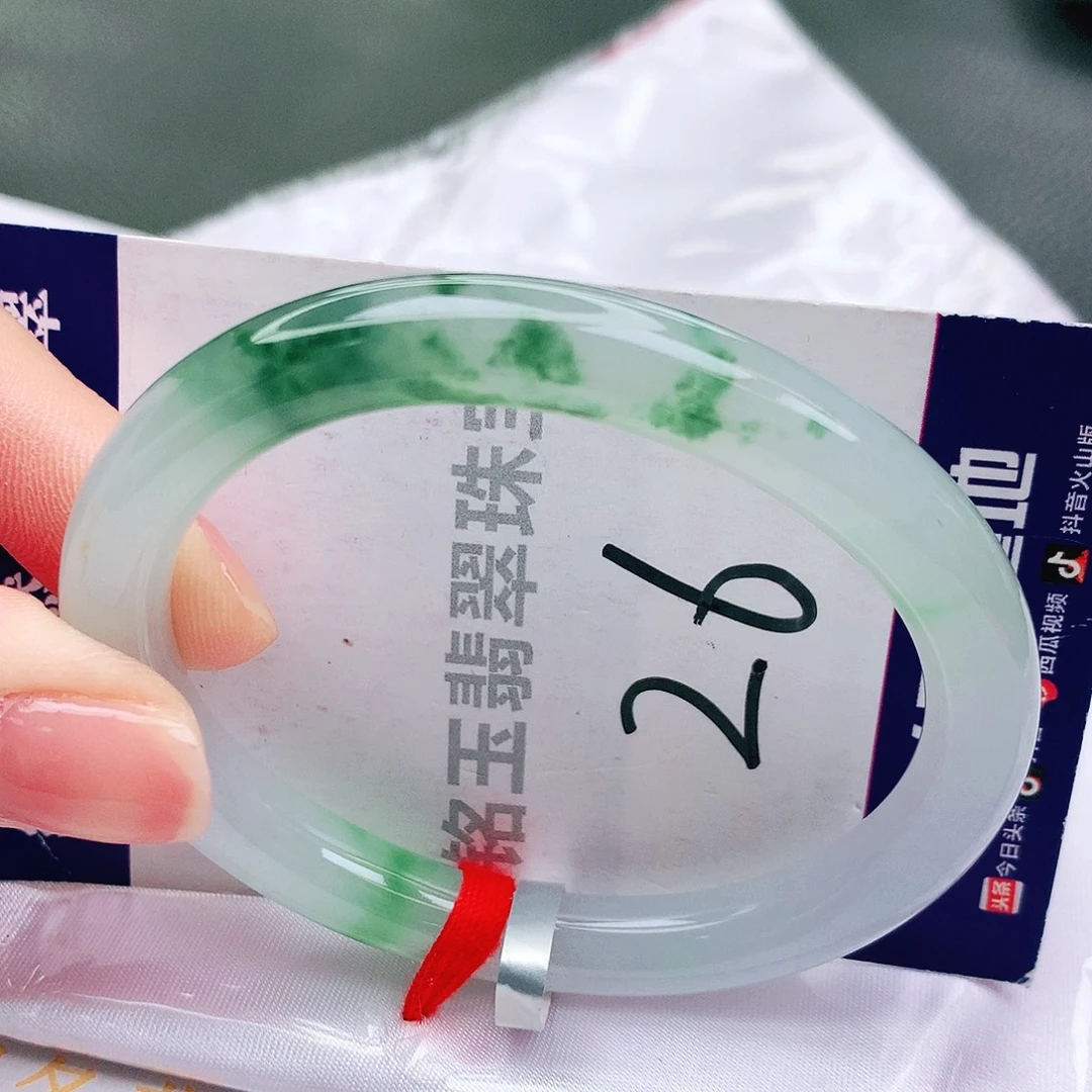 未镶嵌手镯翡翠缅甸天然a货翡翠手镯54贵