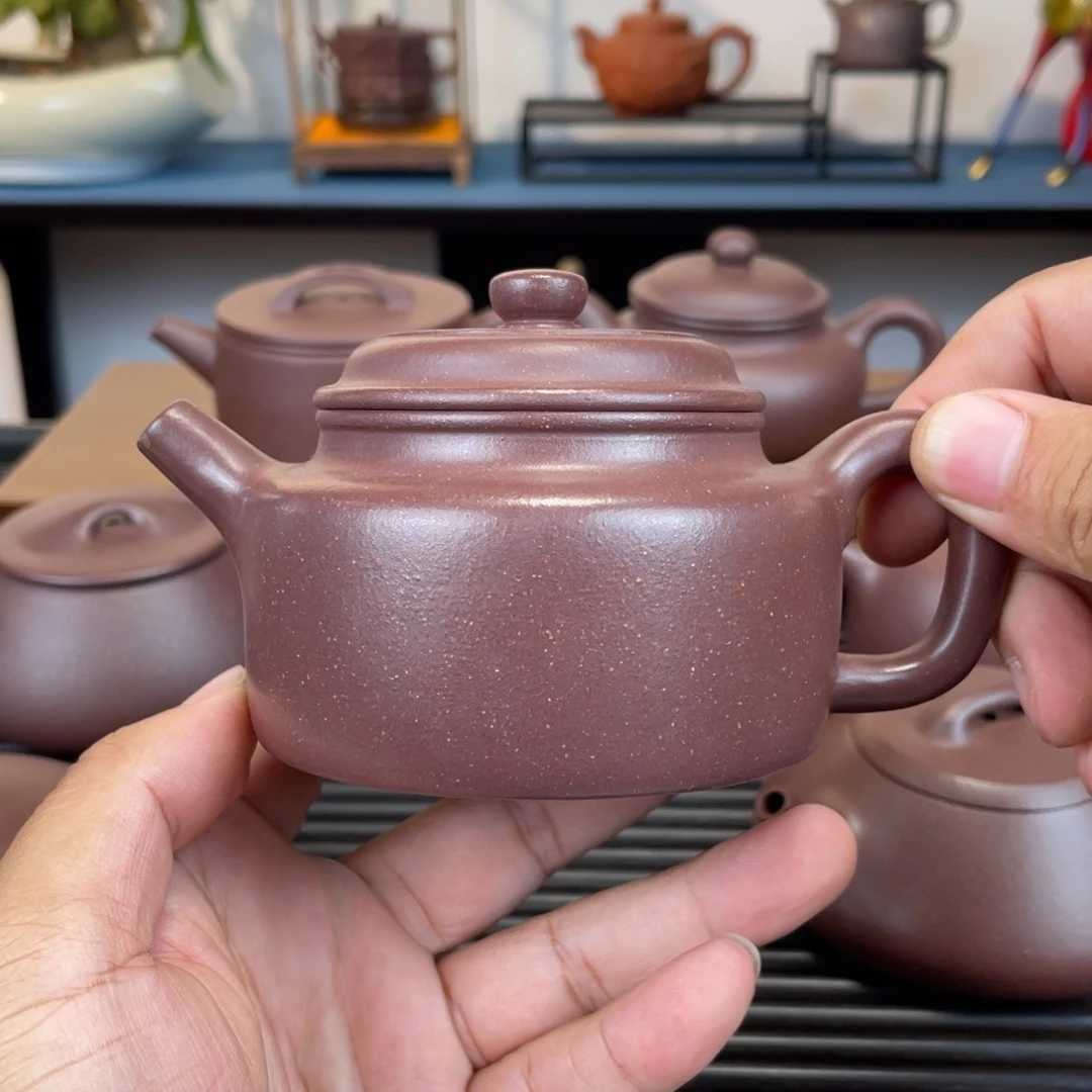 茶壶紫砂底槽青德钟200cc