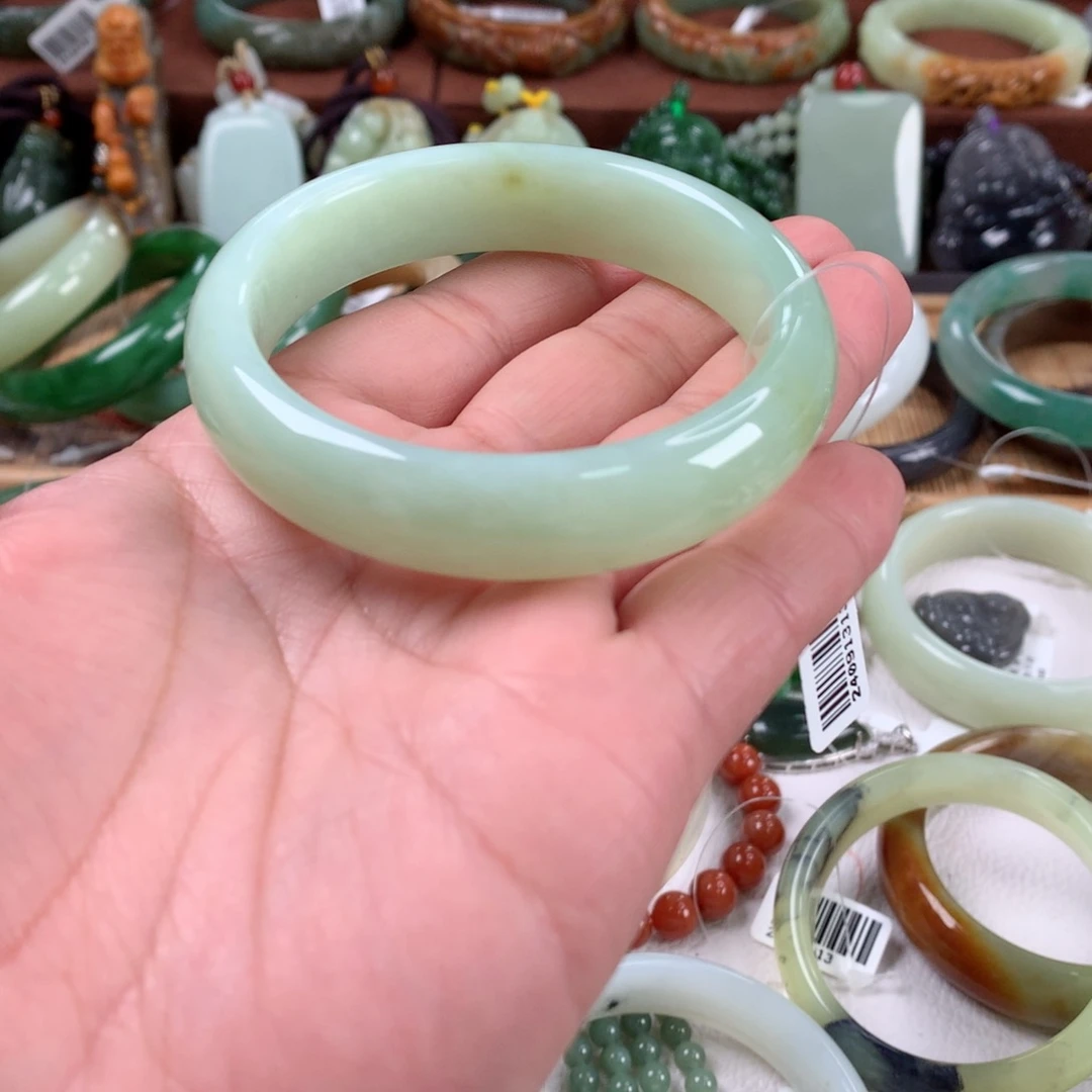 岫玉手镯未镶嵌55.9口径