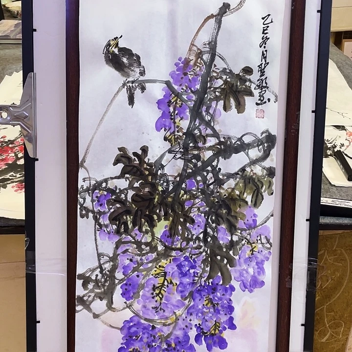 国画张圣敏先生纯手绘作品