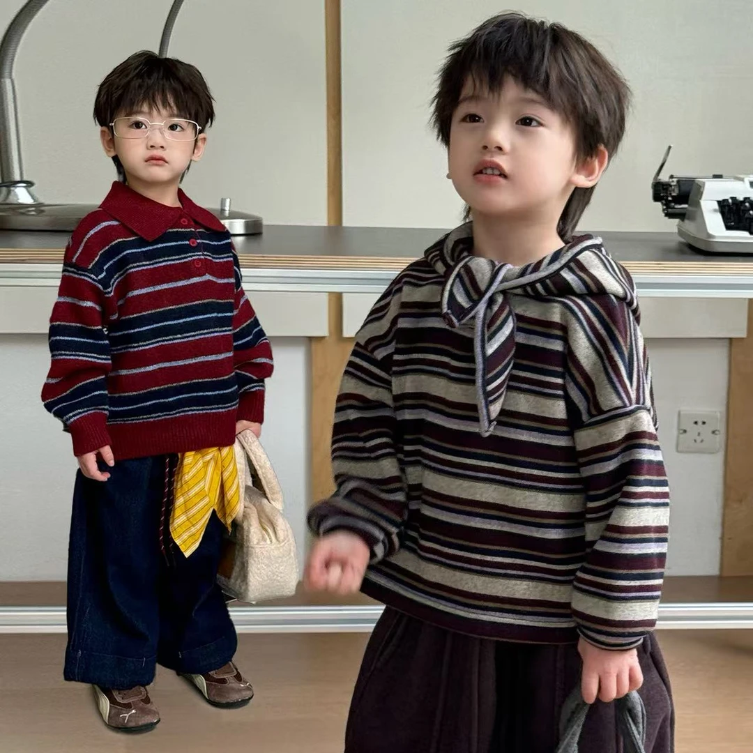 【陌墨】编码（348-364）25秋冬男童洋气韩版童装